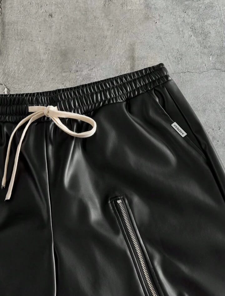 Streetcore Zip Faux Leather Shorts